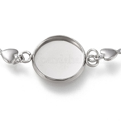Tarnish Resistant 304 Stainless Steel Bracelet Making&nbsp;STAS-L248-009P-A