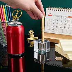 Glass Pen Holder Stand&nbsp;AJEW-WH0696-627B