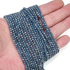 Cubic Zirconia Bead Strands&nbsp;X-ZIRC-C006-01B-04