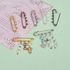 Ion Plating(IP) 304 Stainless Steel Safety Pins Brooch Findings&nbsp;STAS-I673-06