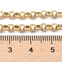 304 Stainless Steel Rolo Chain Necklaces&nbsp;NJEW-F248-21A-G