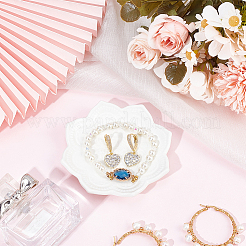 Mandala Flower Shape Porcelain Jewelry Plate&nbsp;DJEW-WH0043-41A