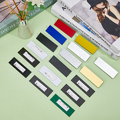 18Pcs 9 Colors ABS Plastic Brooch&nbsp;JEWB-DC0001-16