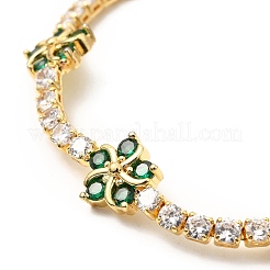 Cubic Zirconia Chain Bracelet&nbsp;BJEW-A132-22G