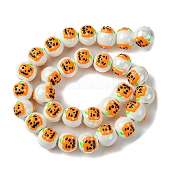 Handmade Porcelain Beads Strands&nbsp;PORC-A025-01E