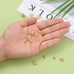 Brass Bead Caps&nbsp;KK-MSMC008-G