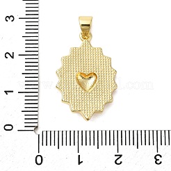 Brass Enamel Pendants&nbsp;KK-P303-08A-G