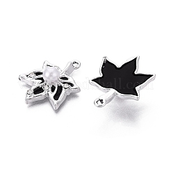 Alloy with ABS Imitation Pearl & Crystal Rhinestone & Acrylic Pendants&nbsp;PALLOY-Q466-04P-04