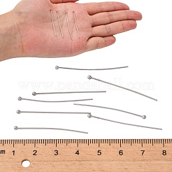 Tarnish Resistant 304 Stainless Steel Ball Head Pins&nbsp;STAS-K146-045-35x0.7mm