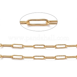 3.28 Feet 304 Stainless Steel Paperclip Chains&nbsp;X-CHS-D033-06G-01