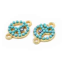 Alloy Enamel Connector Charms&nbsp;FIND-H039-11G-B