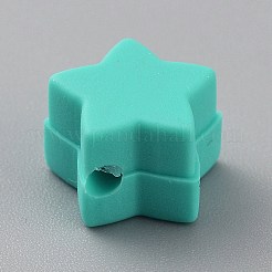 Star Silicone Focal Beads&nbsp;SIL-TAC0008-08G