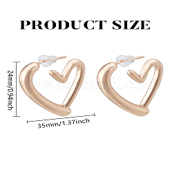 1Pair Alloy Stud Earrings&nbsp;EJEW-LP0004-66G