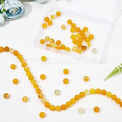 2 Strands Natural Striped Agate/Banded Agate Bead Strands&nbsp;G-OC0002-33