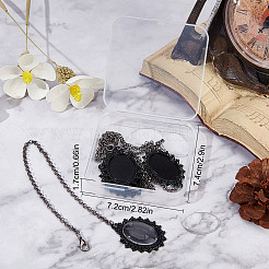 Alloy Graduation Cap Brim Chains Tassel Photo Charms&nbsp;DIY-SC0020-64