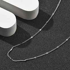 Brass Curb Chains Necklaces for Women&nbsp;NJEW-D302-18P