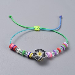 Adjustable Nylon Thread Kid Braided Beads Bracelets&nbsp;BJEW-JB04453-M