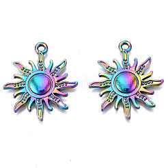 Rainbow Color Alloy Pendants&nbsp;PALLOY-N156-141-NR