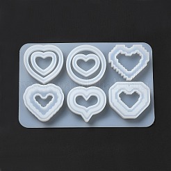 Heart DIY Silicone Quicksand Molds&nbsp;LS-DIY-G079-07A