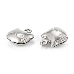 Non-Tarnish 316 Surgical Stainless Steel Charms&nbsp;X-STAS-C026-14P