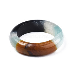 Natural & Synthetic Mixed Stone Plain Band Ring for Women&nbsp;G-N0326-99