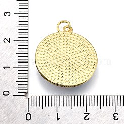 Brass Enamel Pendants&nbsp;KK-K401-90G