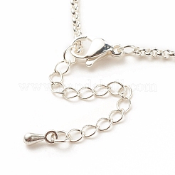 Enamel Evil Eye Link Anklet with 304 Stainless Steel Rolo Chains for Women&nbsp;AJEW-AN00495
