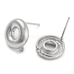 Brass Stud Earring Finding&nbsp;KK-L208-52P