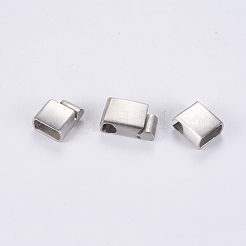 Tarnish Resistant 304 Stainless Steel Magnetic Clasps with Glue-in Ends&nbsp;STAS-G163-70P
