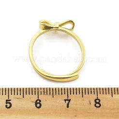 Brass Adjustable Ring Settings for Hanging Pendant&nbsp;LS-KK-G527-01A-G