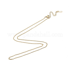 304 Stainless Steel Cable Chains Necklace for Men Women&nbsp;NJEW-N050-A04-G15