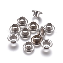 Non-Tarnish European Style 201 Stainless Steel Eyelet Core&nbsp;X-STAS-E474-09C-P