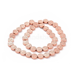 Electroplated Non-magnetic Synthetic Hematite Beads Strands&nbsp;G-C006-07