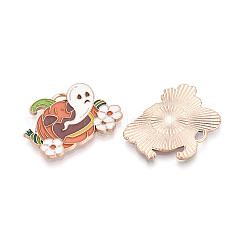 Halloween Theme Alloy and Enamel Pendants&nbsp;PALLOY-T093-04