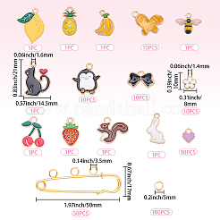DIY Brooch Making Kits&nbsp;DIY-BM0002-38