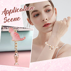 36Pcs 6 Colors Alloy Enamel Pendants&nbsp;ENAM-SC0005-48