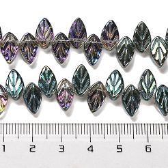 Electroplate Glass Beads Strands&nbsp;EGLA-B004-02A-HP01