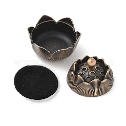 Alloy Incense Burner&nbsp;DJEW-D300-01G-R