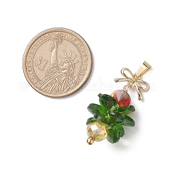 Christmas Theme Glass Pendants&nbsp;PALLOY-JF02865
