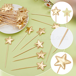 50Pcs Star PU Cake Toppers&nbsp;FIND-SP0005-69A