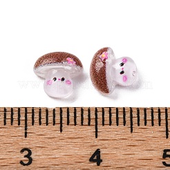 Cartoon Transparent Resin Cabochons&nbsp;CRES-R459-01J