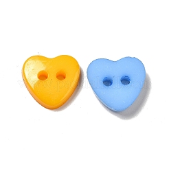 Acrylic Heart Buttons&nbsp;BUTT-E071-A-M
