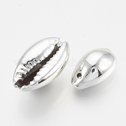 Plated Cowrie Shell Pendants&nbsp;SSHEL-Q305-02B-04