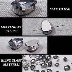 156Pcs 7 Styles Sew on Rhinestone&nbsp;DIY-SP0007-30A