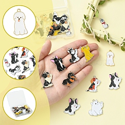 22Pcs 11 Styles Rack Plating Alloy Enamel Pendants&nbsp;FIND-FS0002-76