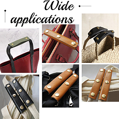 4Pcs Detachable PU Imitation Leather Bag Handle Wrap&nbsp;PURS-BBC0001-08B