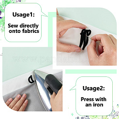 52Pcs 2Bags 2 Colors Computerized Embroidery Cloth Iron On/Sew On Patches&nbsp;DIY-FG0009-86