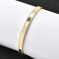 Brass Cuff Bangles for Women&nbsp;BJEW-G742-01G