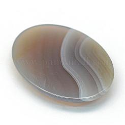 Oval Dyed Natural Striped Agate/Banded Agate Cabochons&nbsp;G-R349-30x40-12