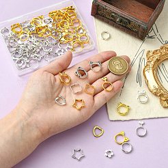 100Pcs 20 Styles Alloy Bead Frame&nbsp;FIND-CJ0003-83